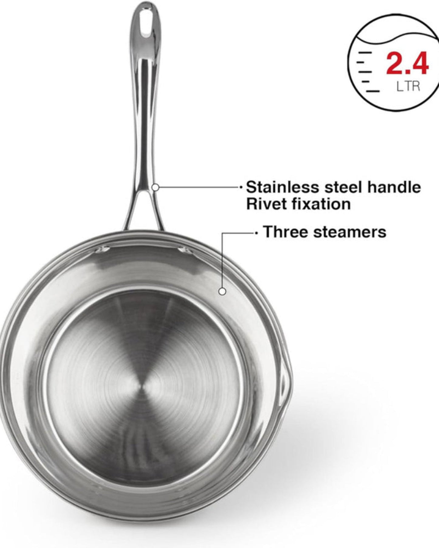 قدر فيسمان فيليس 2.4 لتر