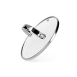 قدر فيسمان للطهي بغطاء زجاجي سعة 1300 مل مع علامة قياس، مصنوع من الفولاذ المقاوم للصدأ 18/10 Inox30، سلسلة فيلينا