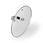 قدر فيسمان مع غطاء زجاجي، 16×10.5 سم / 2.1 لتر، مع علامة قياس، قدر من الفولاذ المقاوم للصدأ، سلسلة فيلينا