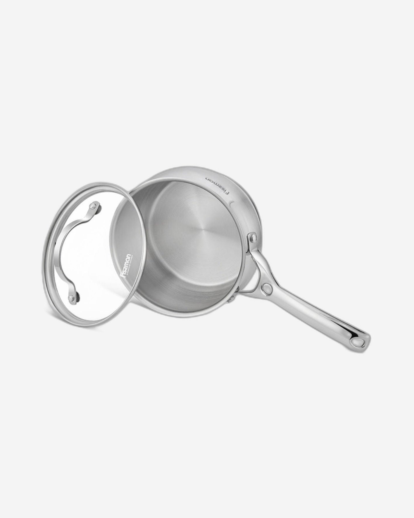 مقلاة صلصة فيسمان فابيانا 16 سم/1.9 لتر مع غطاء من الفولاذ المقاوم للصدأ