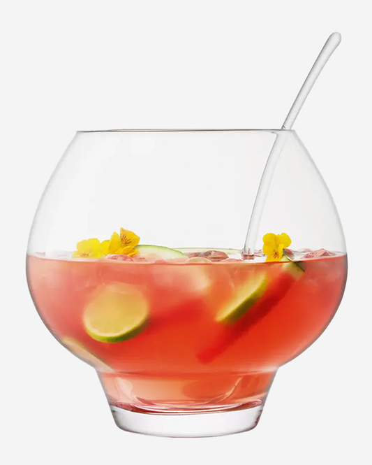 LSA Clear Rum Punchbowl Set
