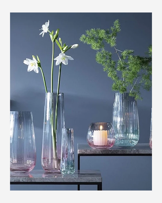 LSA Dusk PinkGrey LanternVase