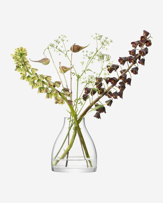 LSA Clear Flower Kiln Vase H16cm