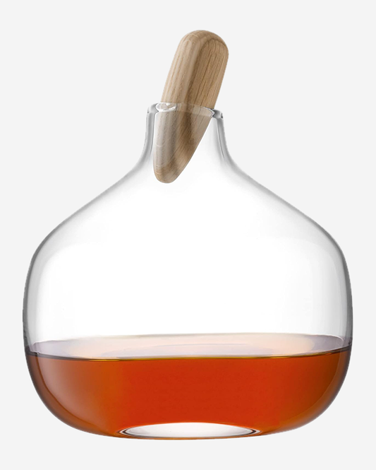 LSA Float Decanter & Oak Stopper Clear