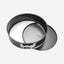 قالب كيك فيسمان ذو قاعدة قابلة للفصل، لون أسود كربوني، 30 سم