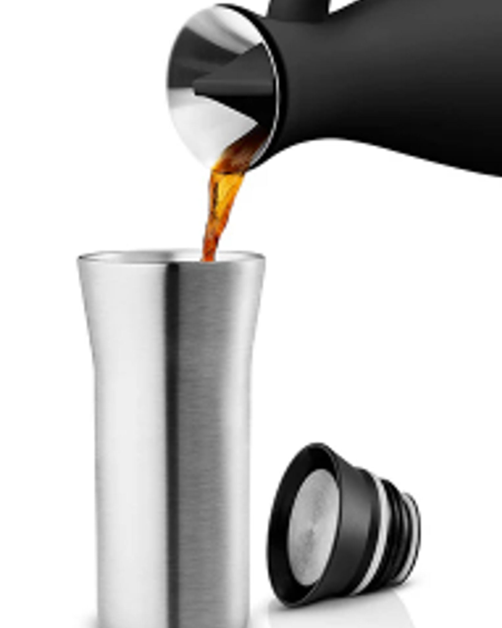 إيفا سولو 567041 كوب سيتي تو جو، لون أسود وفضي، سعة 0.35 لتر