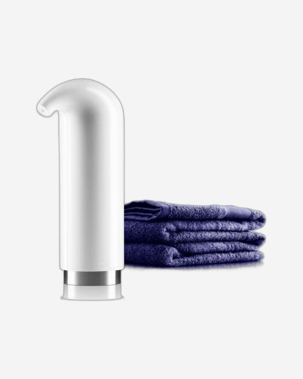 موزع صابون إيفا سولو 567892، مصنوع من النايلون الأبيض