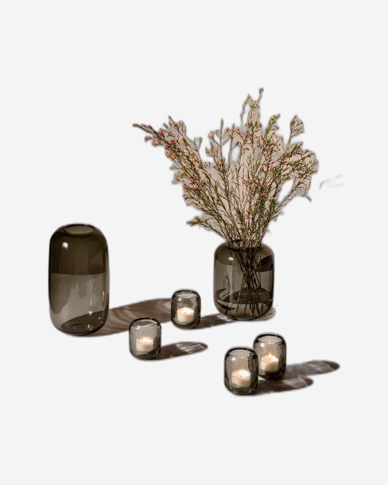 مزهرية إيفا سولو 571387 على شكل بلوط، ارتفاع 16.5 سم، مصنوعة من الحجر