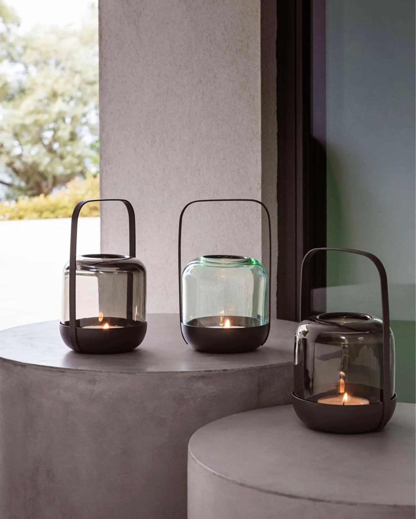 إيفا سولو 571394 فانوس بلوط أخضر نعناعي