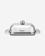 طبق زبدة فيسمان 18×12×7 سم من الفولاذ المقاوم للصدأ