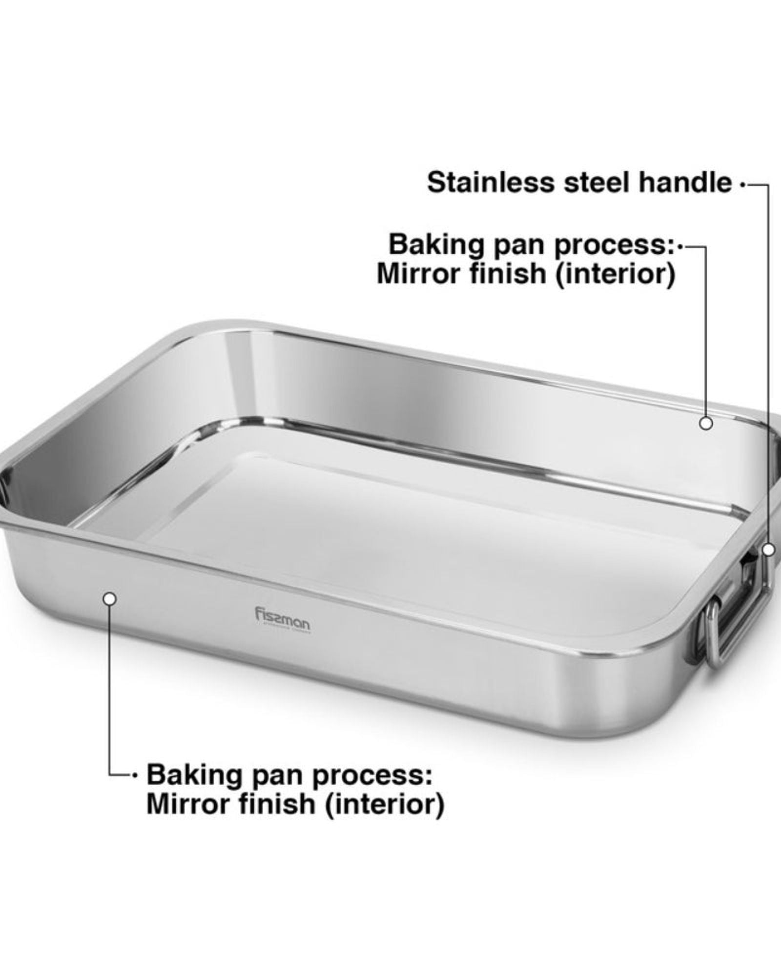 شواية فيسمان 32 سم من الفولاذ المقاوم للصدأ