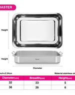 شواية فيسمان 32 سم من الفولاذ المقاوم للصدأ