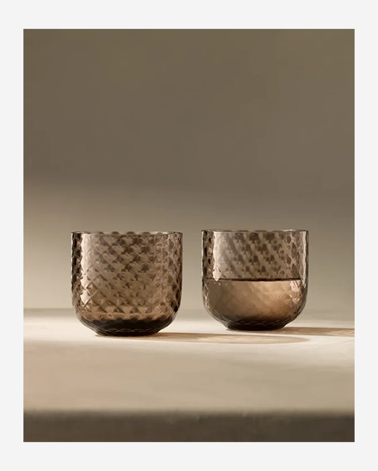 LSA Dapple Tumbler 300ml Woodland Green x3