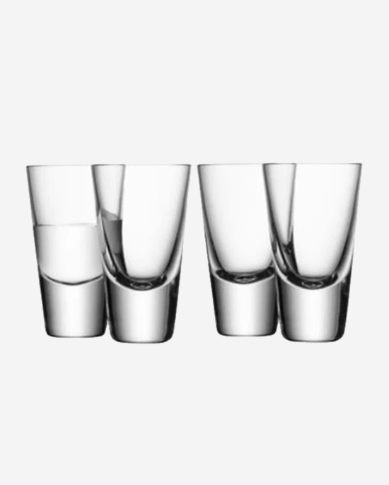 LSA Bar Vodka Glass 100ml Clear x4