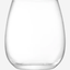 طقم من 2 كوب زجاجي أحمر بدون ساق من LSA Clear Wine سعة 530 مل