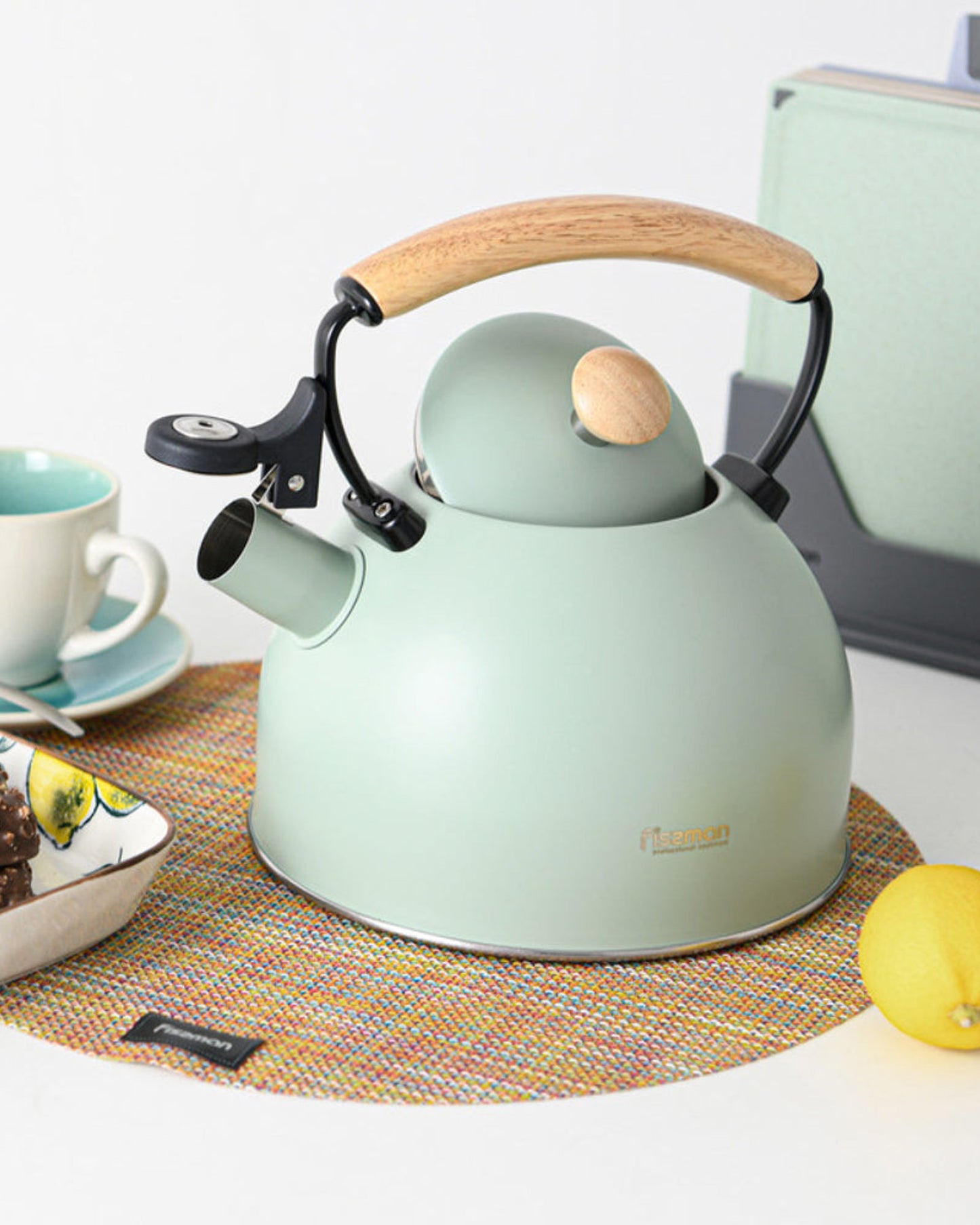 غلاية فيسمان صافرة جويس سعة 2.5 لتر (فولاذ مقاوم للصدأ)