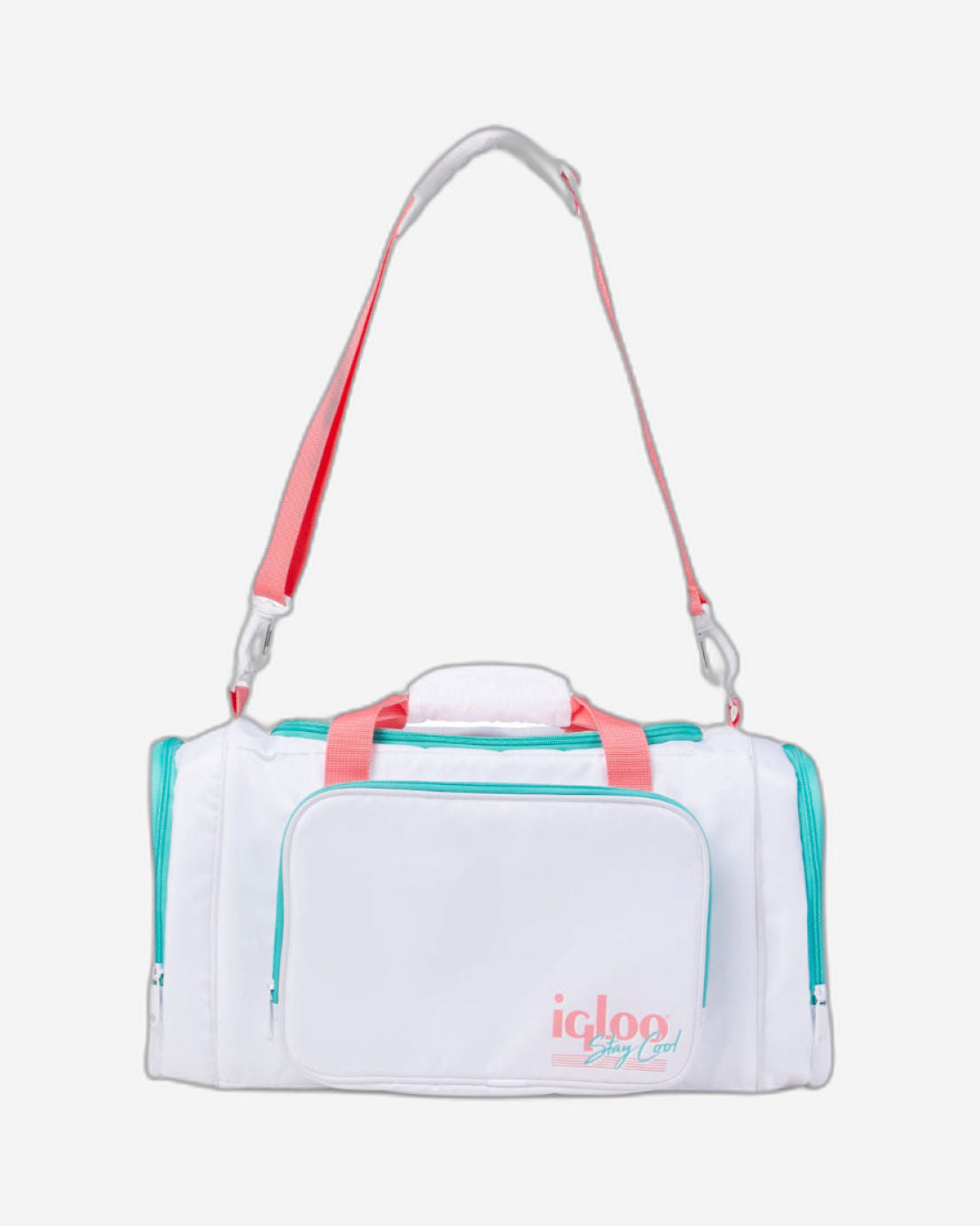 00060935-Igloo-حقيبة دافل مبردة ريترو - بيضاء