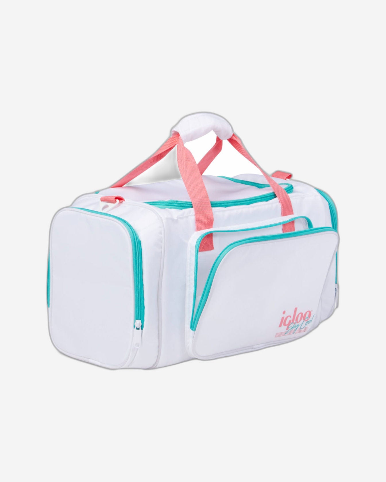 00060935-Igloo-حقيبة دافل مبردة ريترو - بيضاء