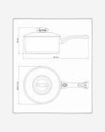 ترامونتينا منذ عام 1911، صنع في البرازيل، قدر ترامونتينا سولار من الفولاذ المقاوم للصدأ مع غطاء ومقبض طويل وقاعدة ثلاثية الطبقات، 24 سم، 4.7 لتر