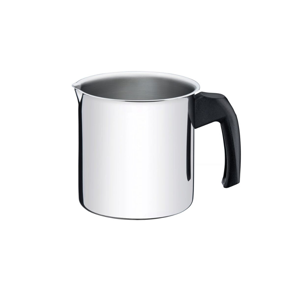 Since 1911 Made in Brazil Tramontina Allegra stainless steel milk boiler with Bakelite handle, 12 cm 1.4 L