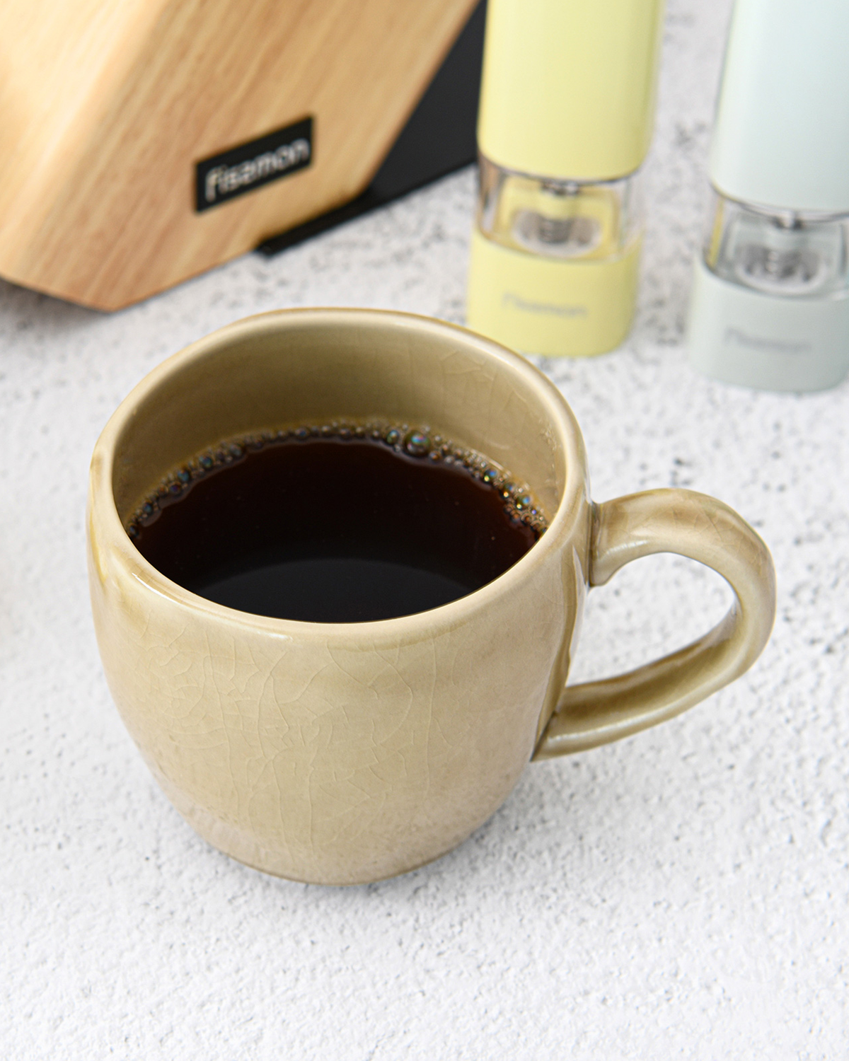 Fissman Cup Ceramic Brown 420ml