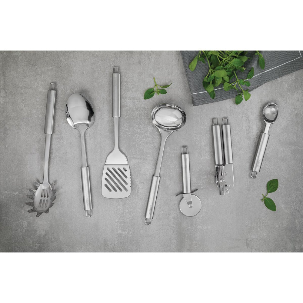 ترامونتينا منذ عام 1911، صنع في البرازيل، فتاحة علب من الفولاذ المقاوم للصدأ من ترامونتينا مارفيم