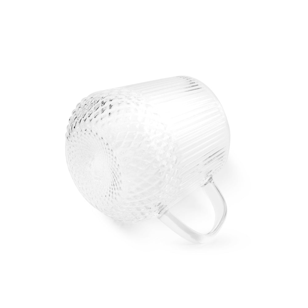 أكواب فيسمان من قطعتين، سعة 410 مل، مصنوعة من زجاج البورسليكات