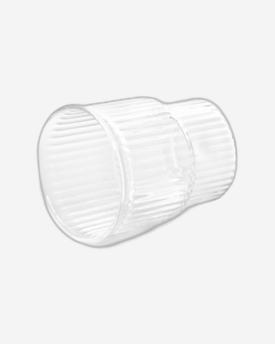 أكواب فيسمان الزجاجية، قطعتان، سعة 370 مل، مصنوعة من زجاج البورسليكات