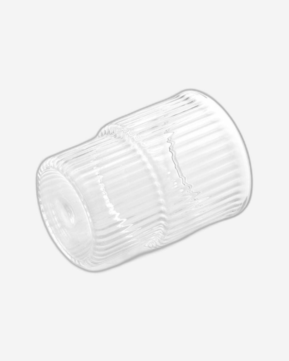 أكواب فيسمان الزجاجية، قطعتان، سعة 370 مل، مصنوعة من زجاج البورسليكات