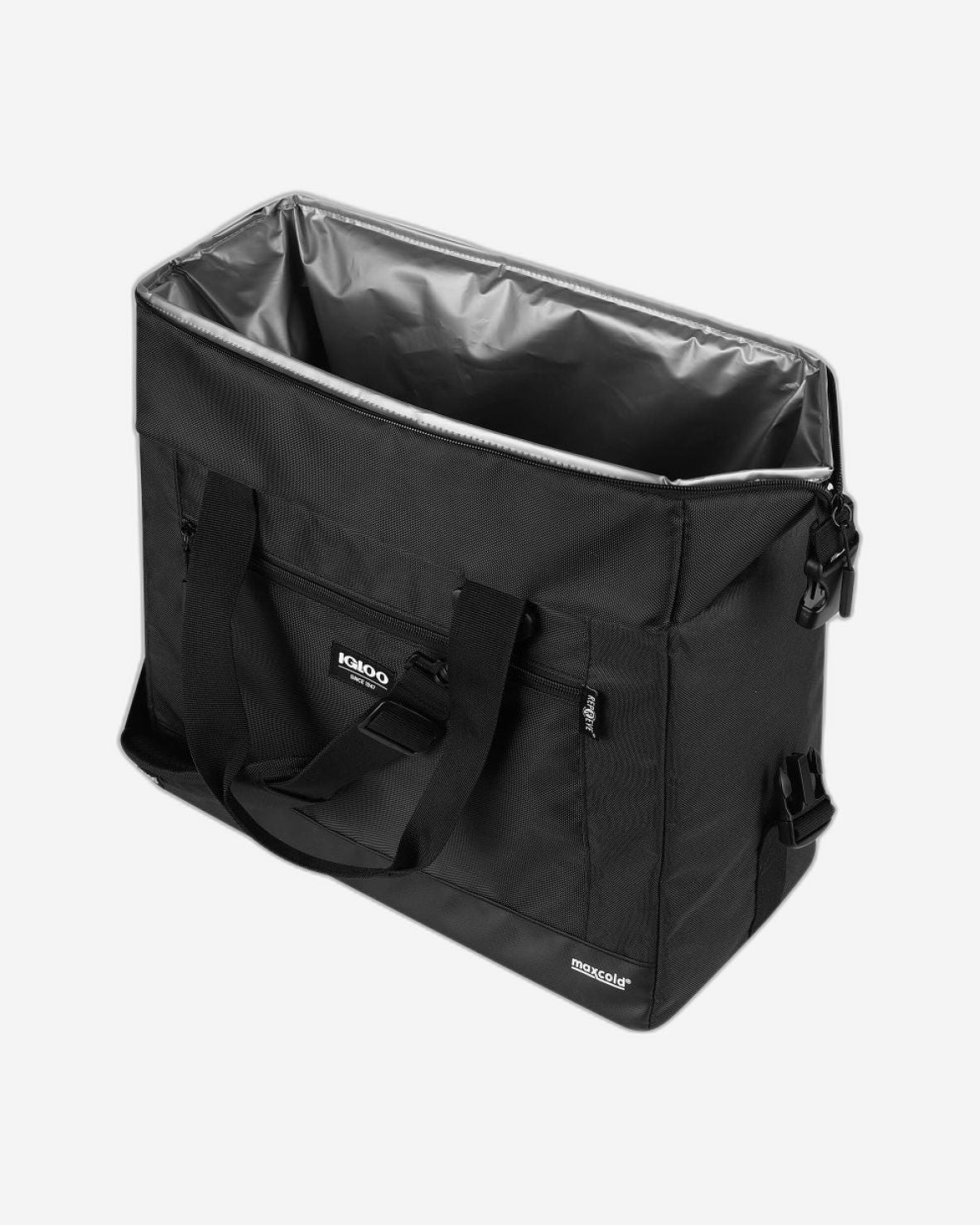 00066156-Igloo-Snapdown Maxcold Repreve حقيبة تبريد صديقة للبيئة سعة 36 علبة - أسود