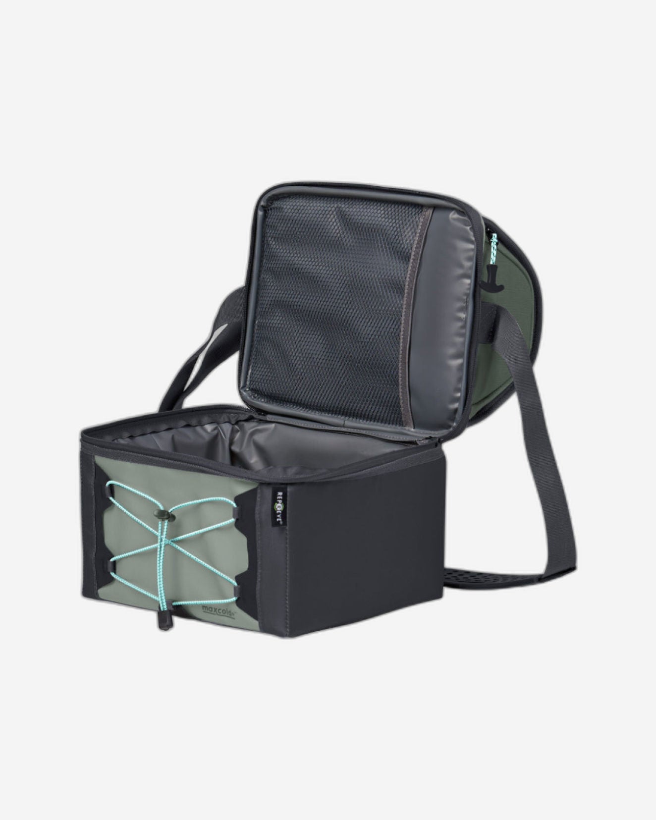 حقيبة تبريد معزولة ناعمة الجوانب لحمل علب الغداء من إيجلو، سعة ١٦ علبة - رمادي