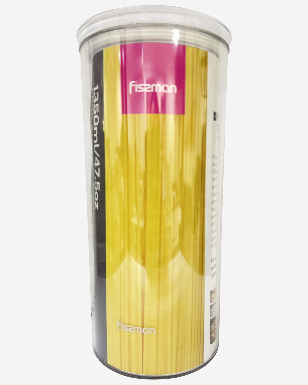 Fissman Food Storage Container Round Plastic 1300ml 22cm