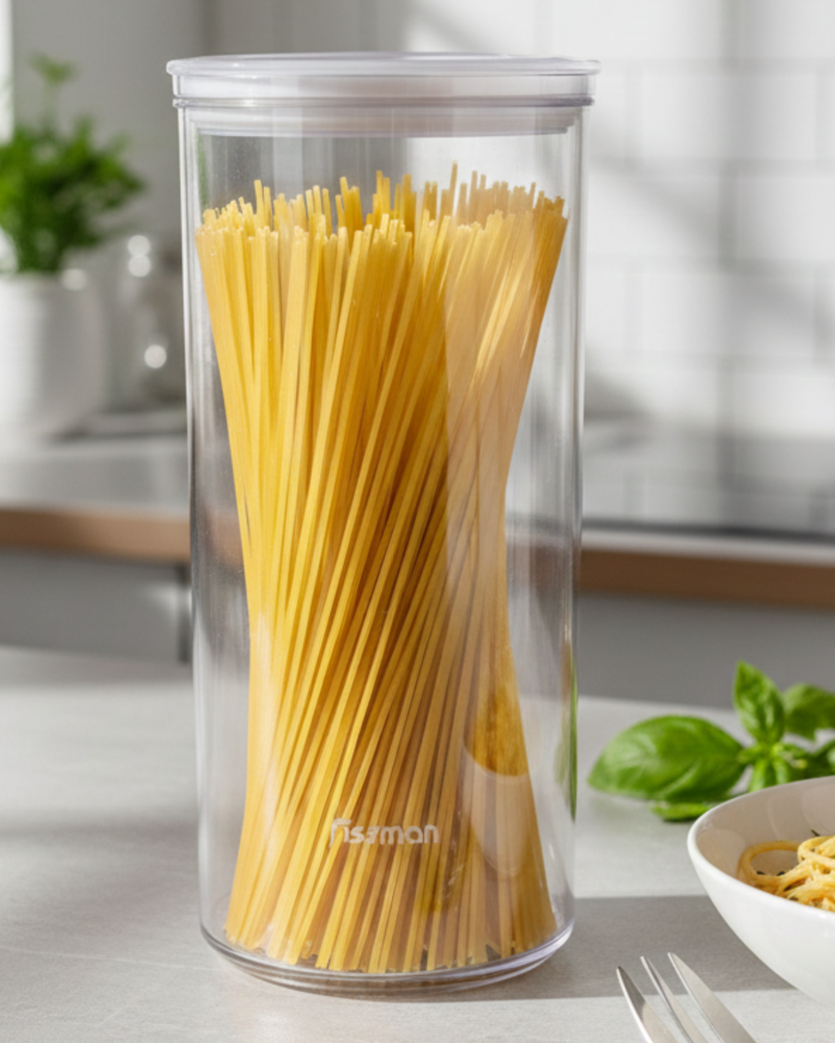 Fissman Food Storage Container Round Plastic 1300ml 22cm