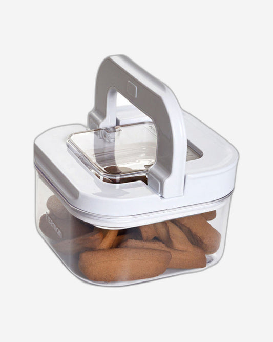 حاوية تخزين طعام مربعة قابلة للطي من فيسمان، 11×11×7 سم/450 مل (بلاستيك)