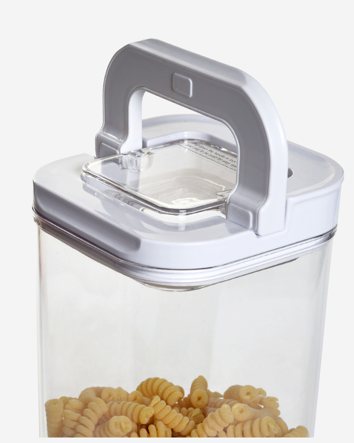 Fissman Food Storage Container Square Flip Lock Plastic 1.7L 11cm