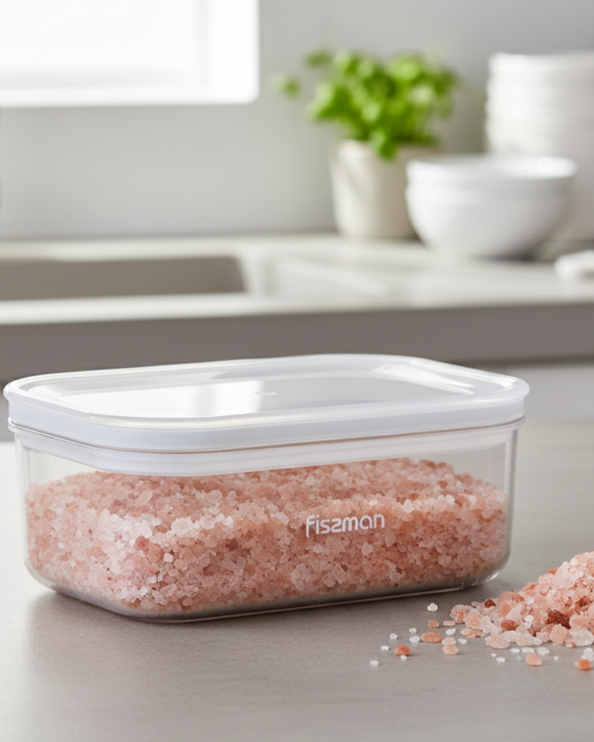Fissman Food Storage Container Rectangular Plastic 470ml 15cm