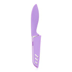 Fissman Utility Vegetable And Fruit Knife With Sheath Purple 21cm