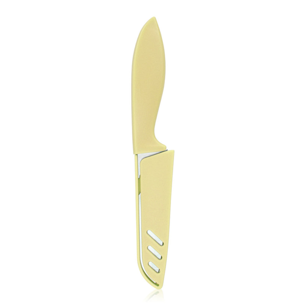 Fissman Utility Vegetable And Fruit Knife With Sheath  Yellow