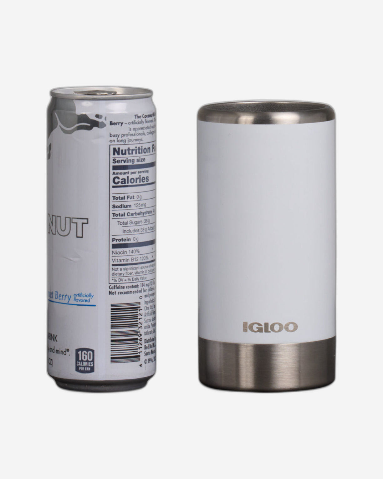 00071108-Igloo-12 أونصة من الفولاذ المقاوم للصدأ Coolmate Slim Gloss - أبيض
