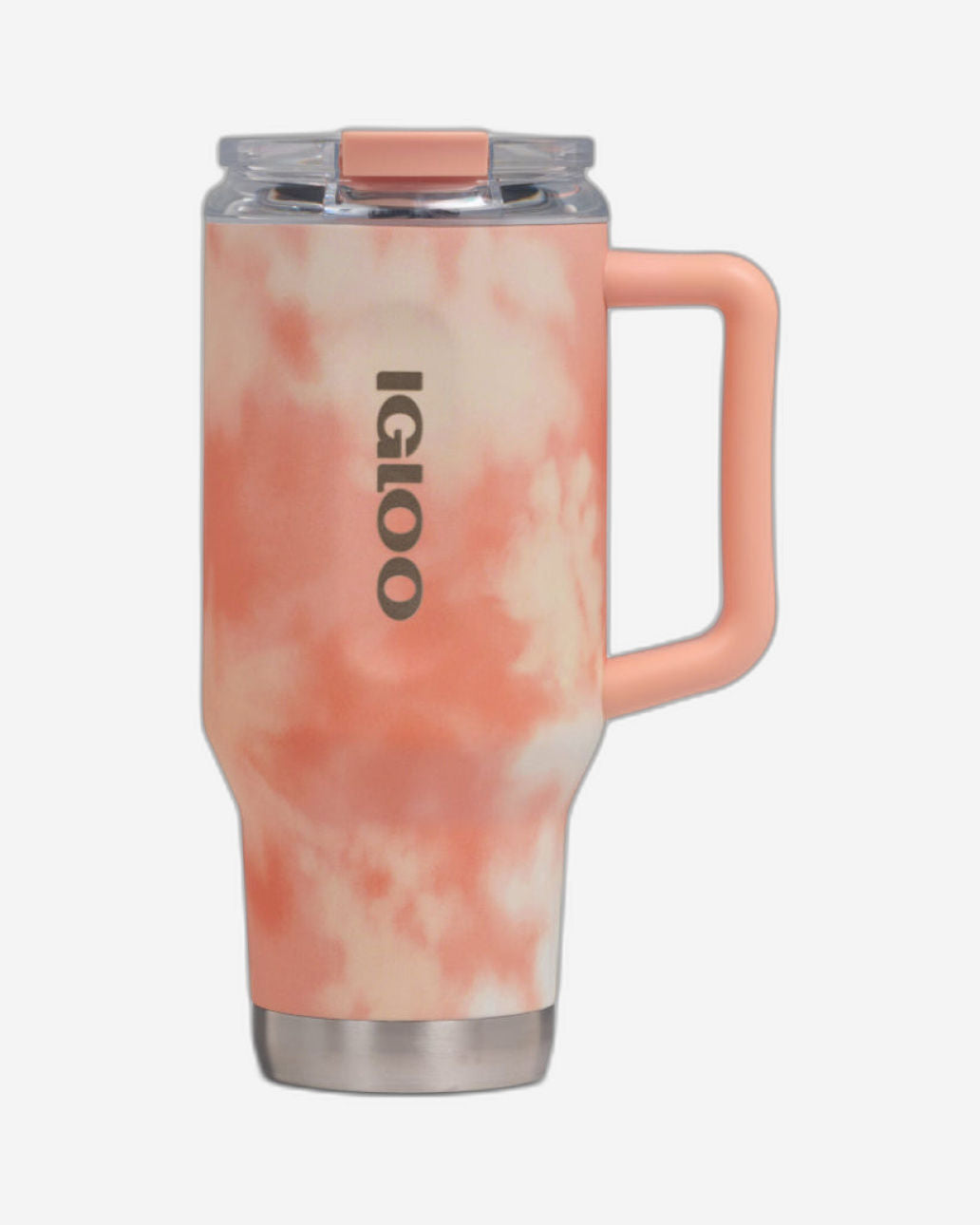 00071312-Igloo - كوب سفر قابل للتقليب والشرب، سعة 32 أونصة - لون مشمش