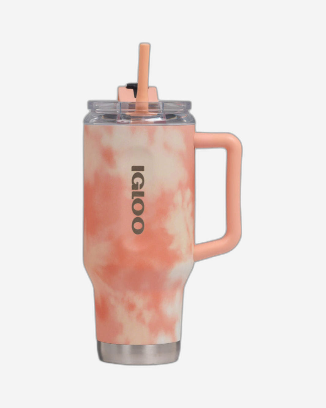00071312-Igloo - كوب سفر قابل للتقليب والشرب، سعة 32 أونصة - لون مشمش