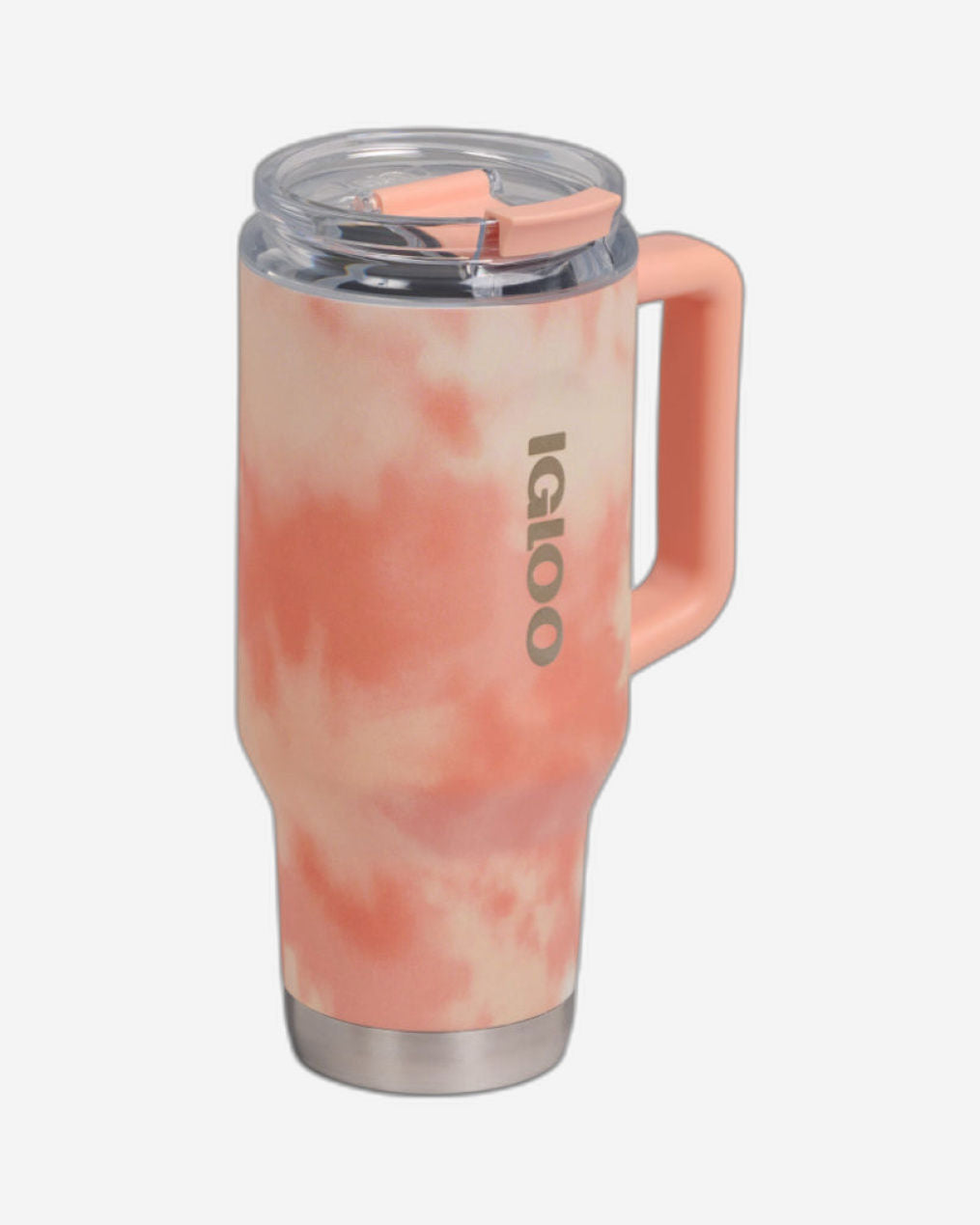 00071312-Igloo - كوب سفر قابل للتقليب والشرب، سعة 32 أونصة - لون مشمش