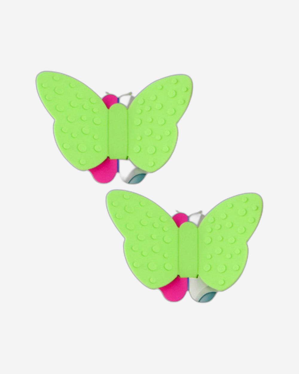 Fissman 2-Piece Butterfly Pot Holder Magnet Set Green