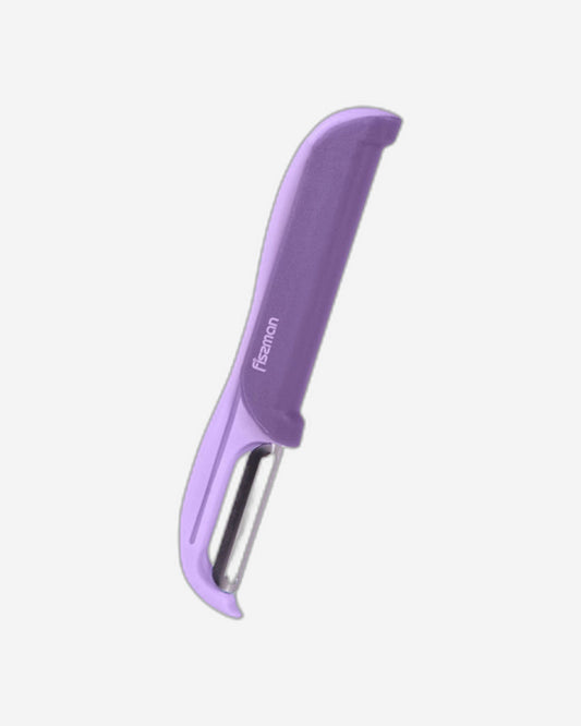 مقشرة خضراوات فيسمان على شكل حرف P، بنفسجية اللون، بشفرتين