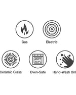 ترامونتينا منذ عام 1911، صنع في البرازيل، وعاء هولندي دائري مغطى بطبقة من الحديد الزهر المطلي بالمينا سعة 5.5 لتر، سلسلة 1000 - أحمر متدرج