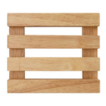 ألواح تقطيع فيسمان، 3 قطع، 35 سم، 30 سم، 25 سم مع حامل من الخشب المطاطي