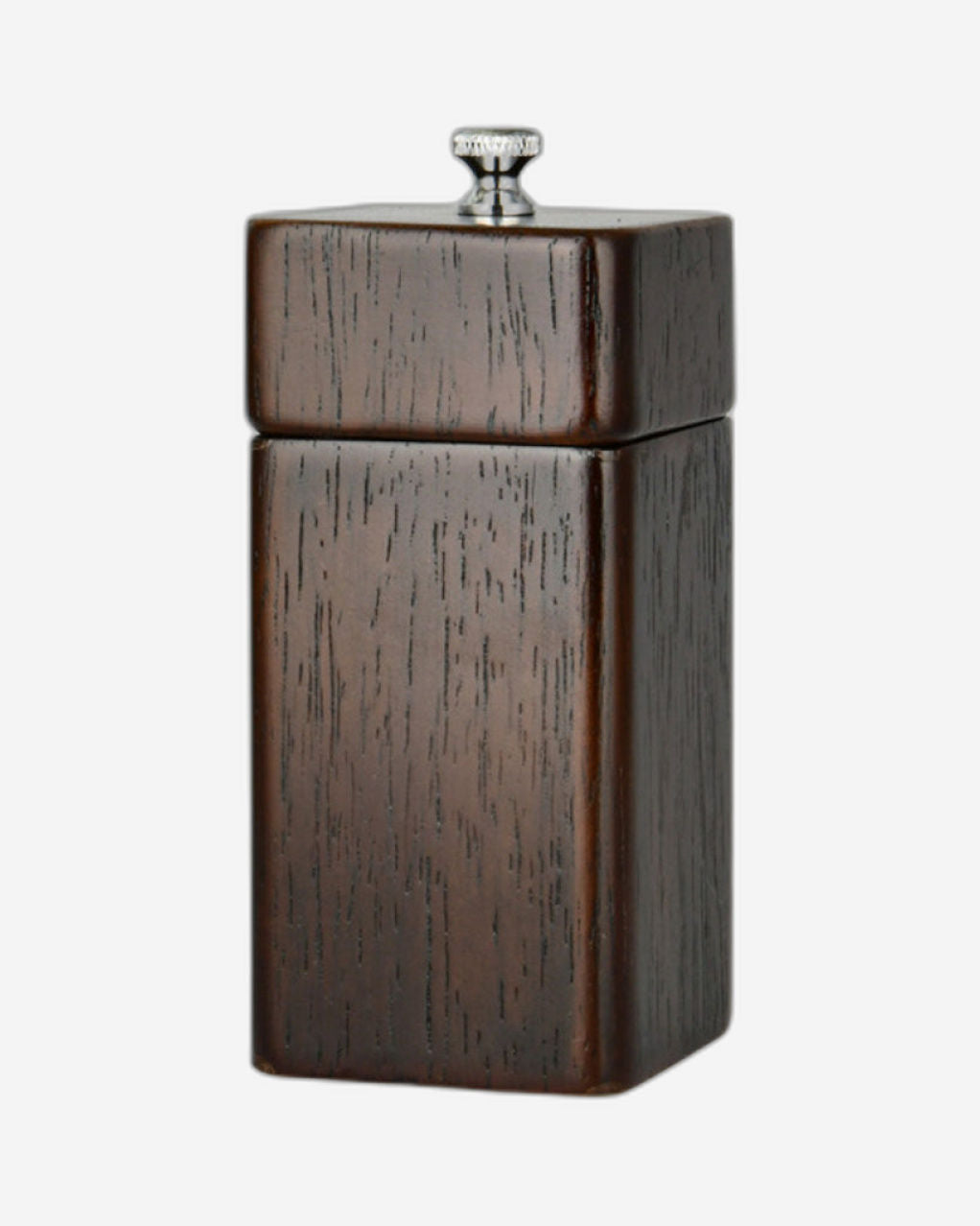 مطحنة فلفل مربعة الشكل من فيسمان، لون بني غامق، 11 × 5 سم