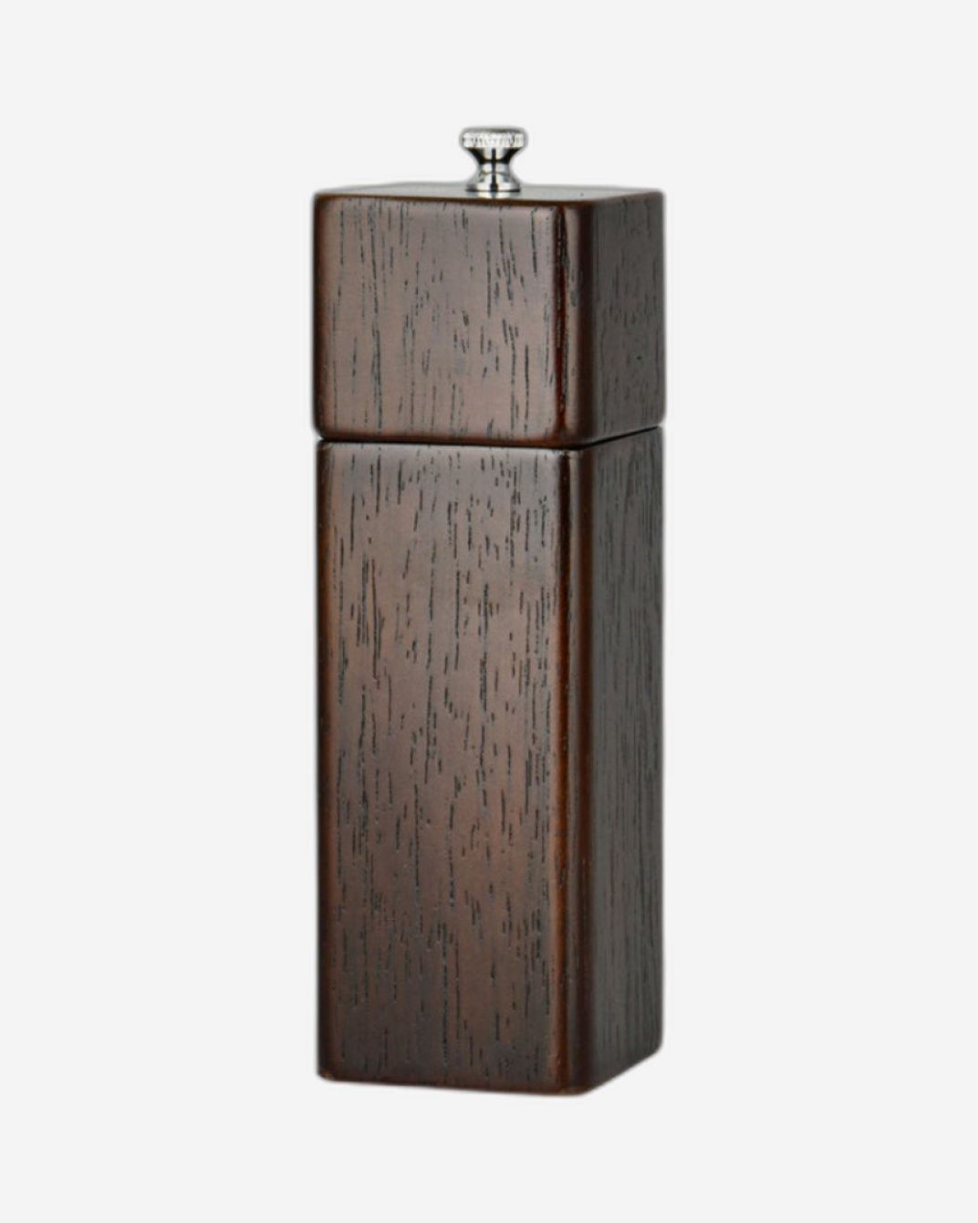 مطحنة فلفل مربعة الشكل من فيسمان، لون بني غامق، 16.5 × 5 سم