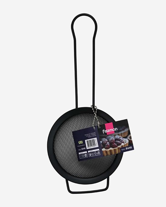 مصفاة فيسمان ذات شبكة دقيقة 12 سم بمقبض