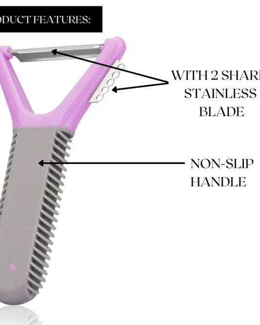 مقشرة فيسمان على شكل حرف Y، بنفسجي/رمادي